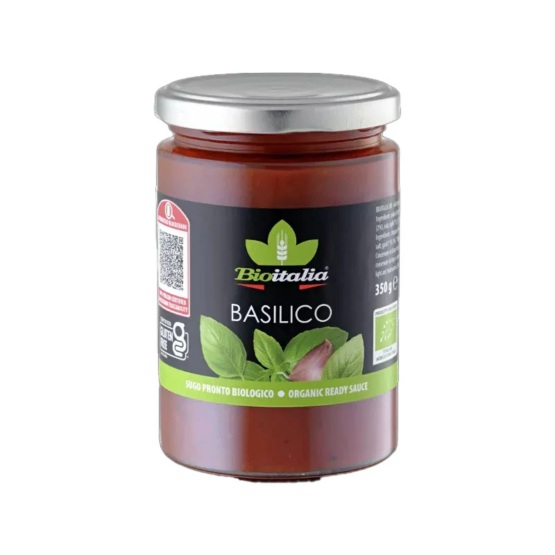 BioItalia Tomato Sauce With Basils 350g