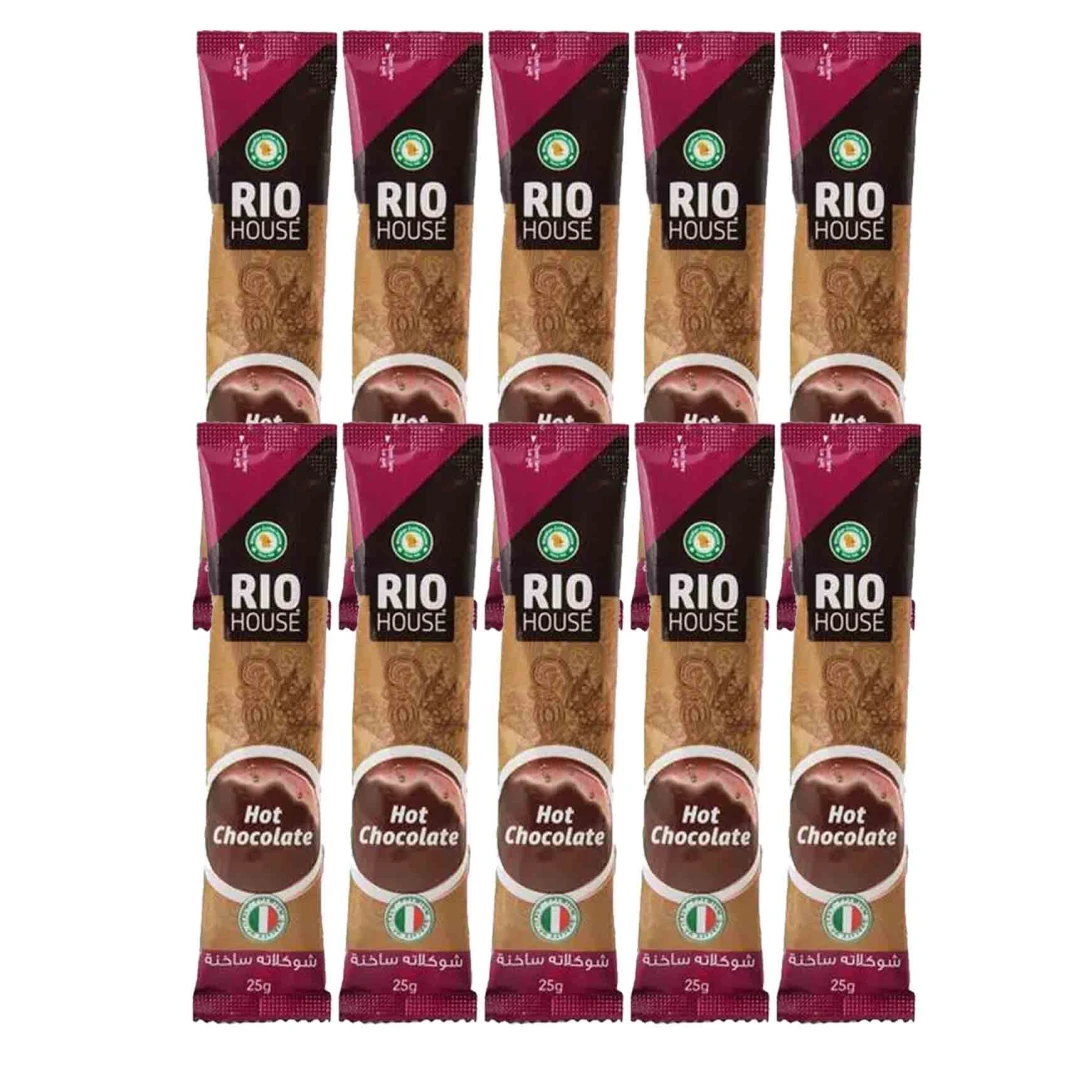 ريو هاوس هوت شوكليت 25 غرام 10 حبات