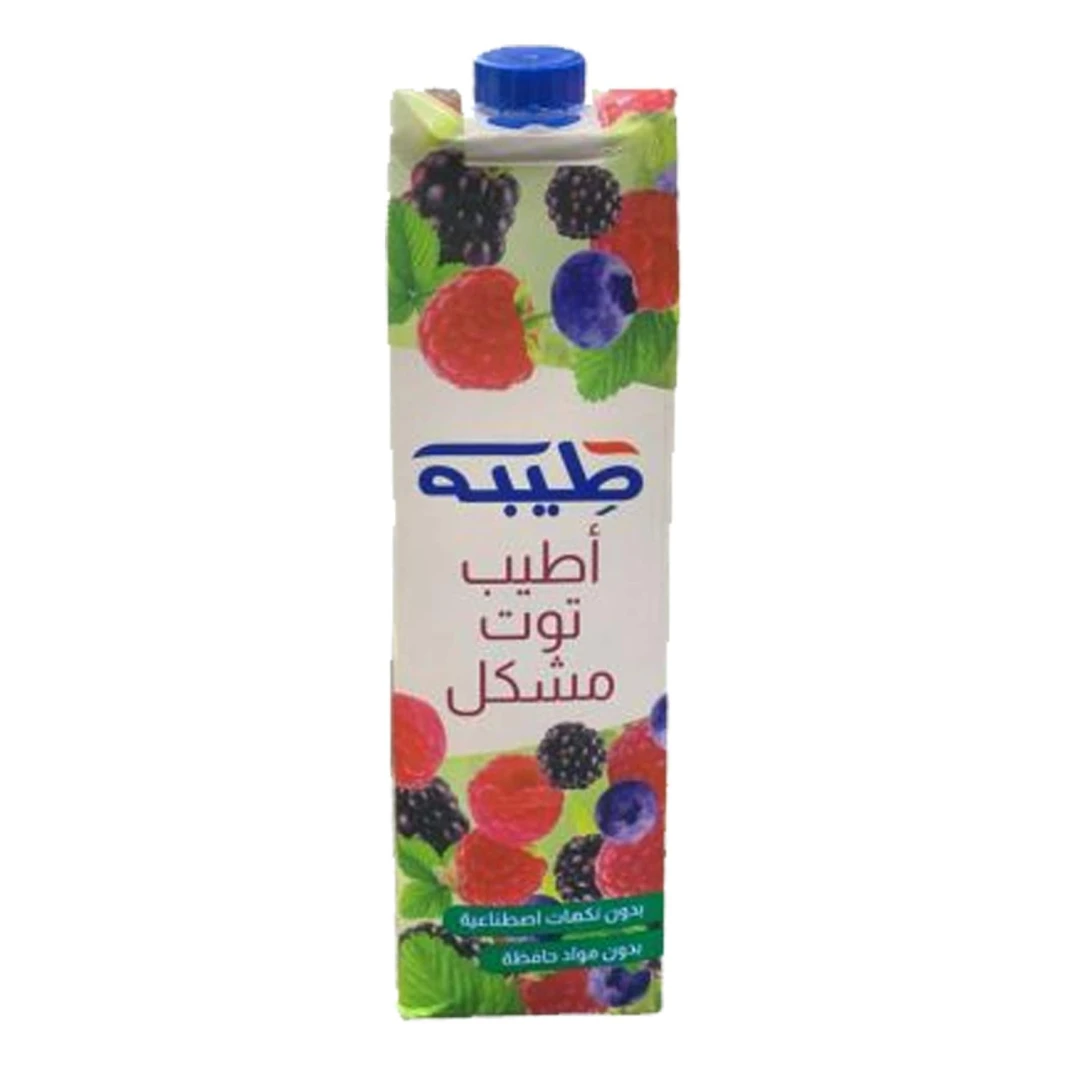 طيبة عصير بنكهة التوت المشكل 1 لتر