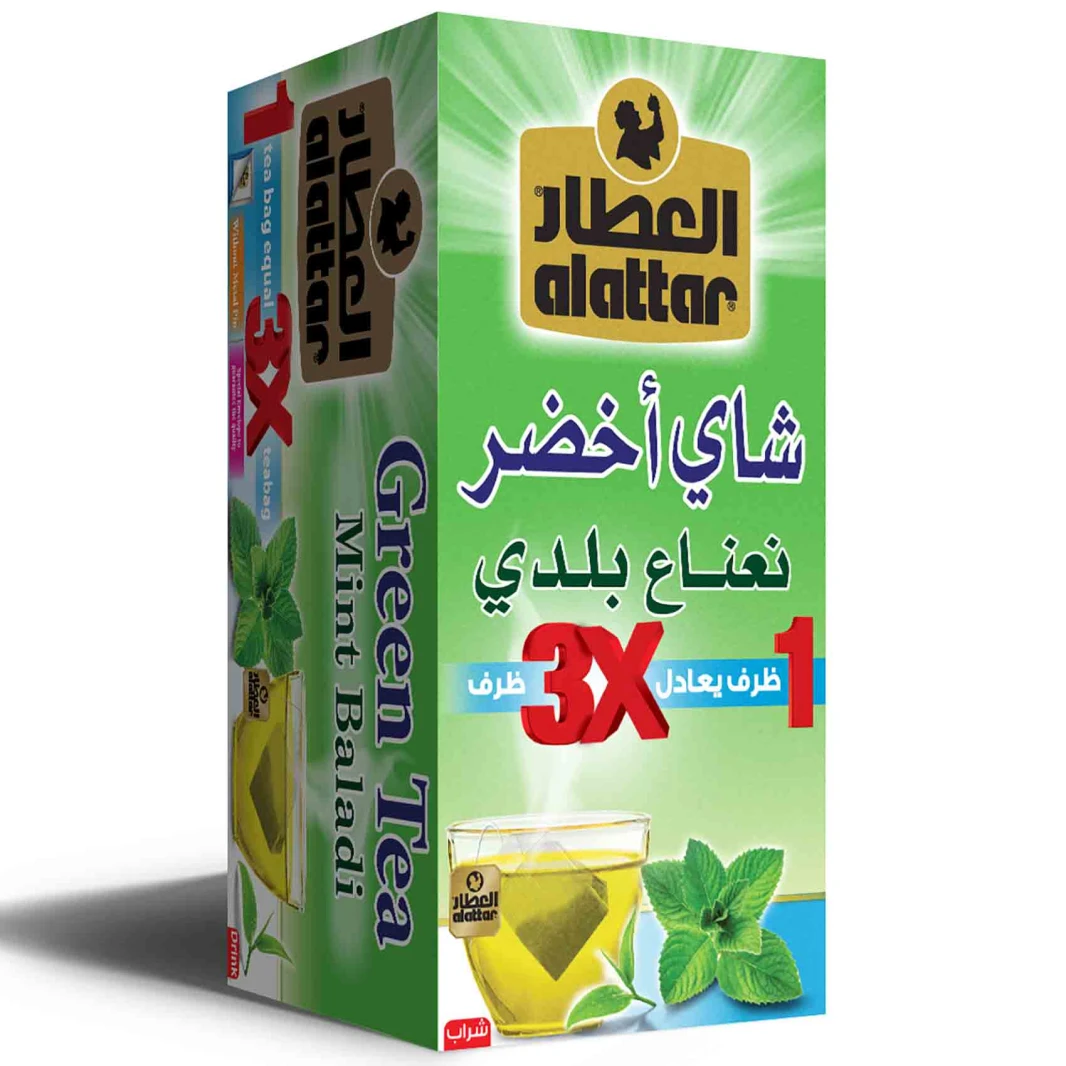 Al Attar Green Tea Mint 20 Bags