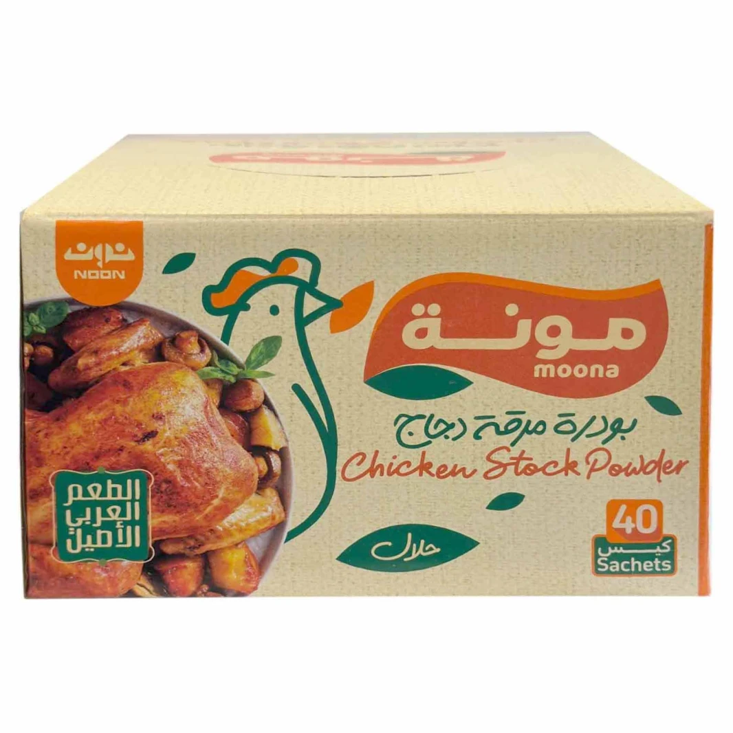 مونة مسحوق مرق الدجاج 18 جرام 40 كيس