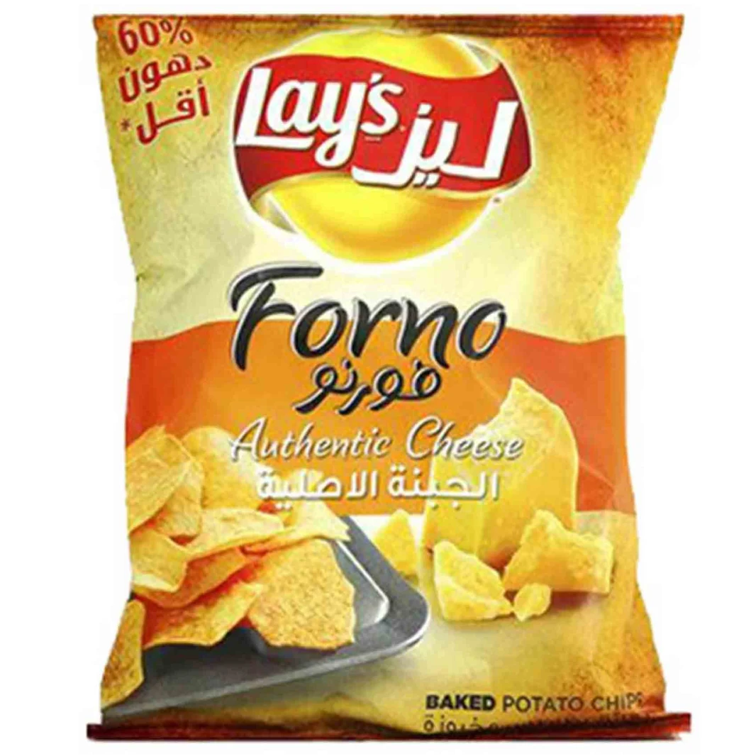 ليز شيبس بطاطا فورنو بنكهة الجبنة الأصلية 43 غرام