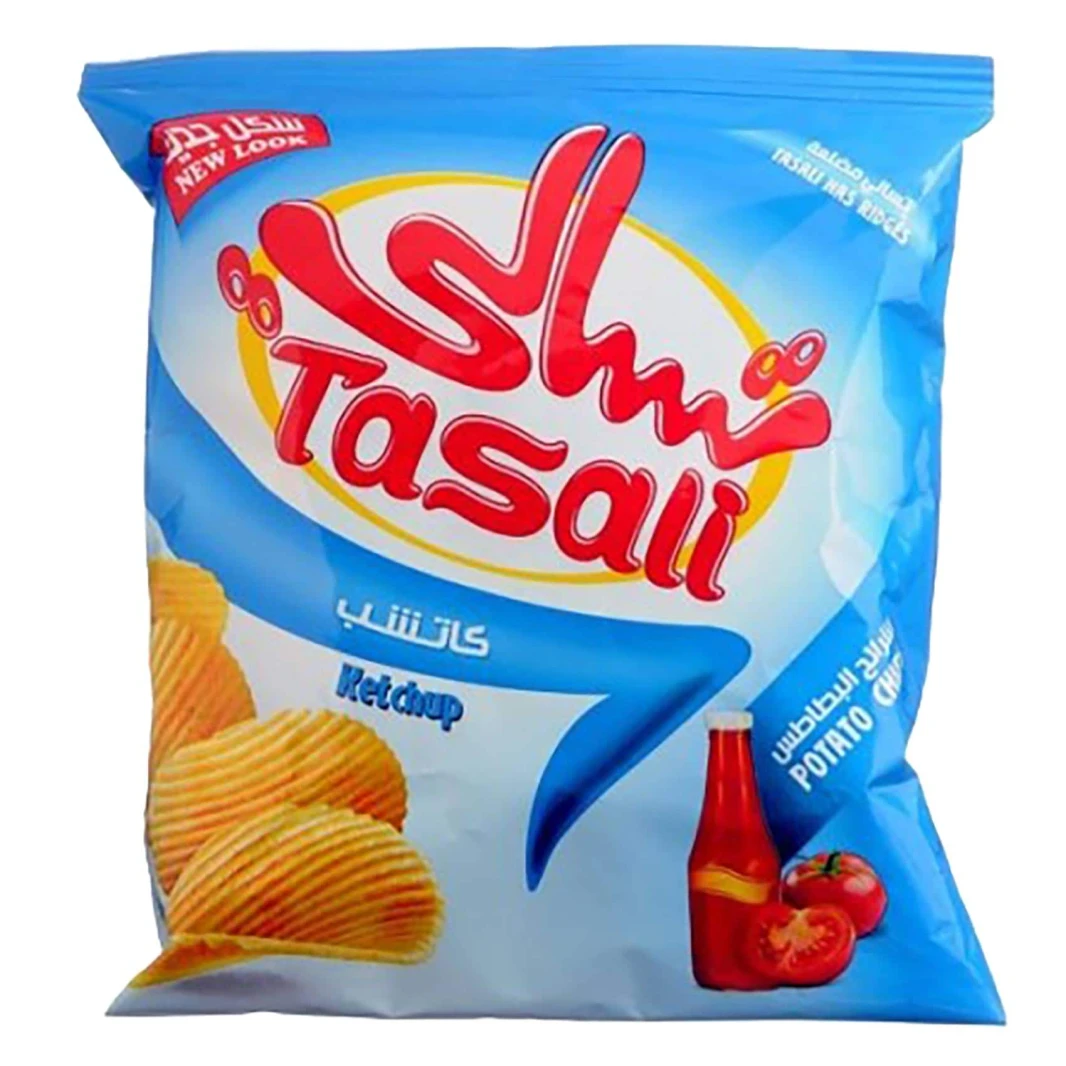 تسالي شيبس بطاطا بنكهة الكاتشب 15 غرام