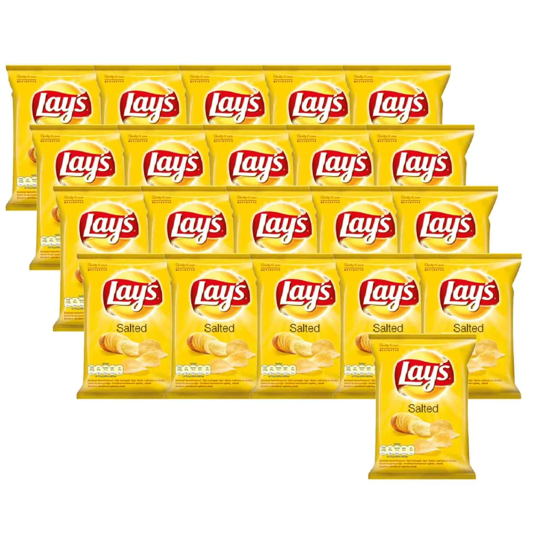 Lay's Potato Chips Salt Flavour 14g 21pcs