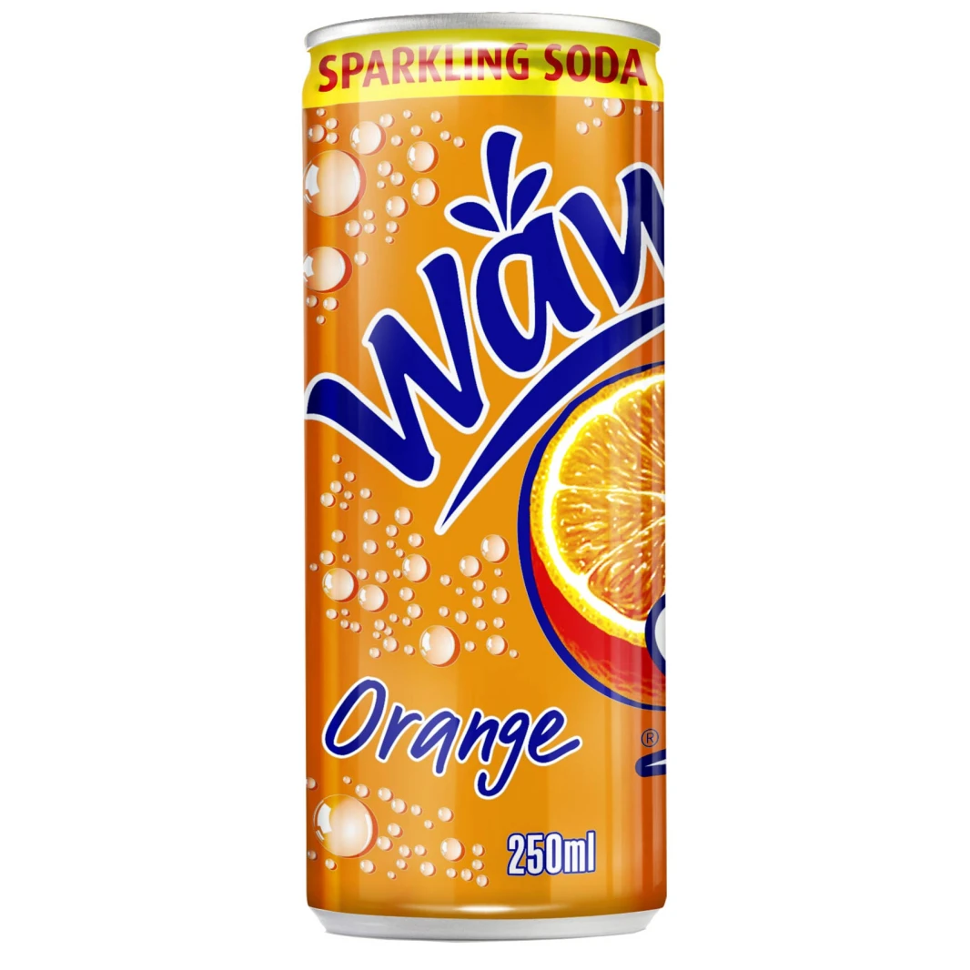 Wow Orange Flavoured Soft Drink 250ml