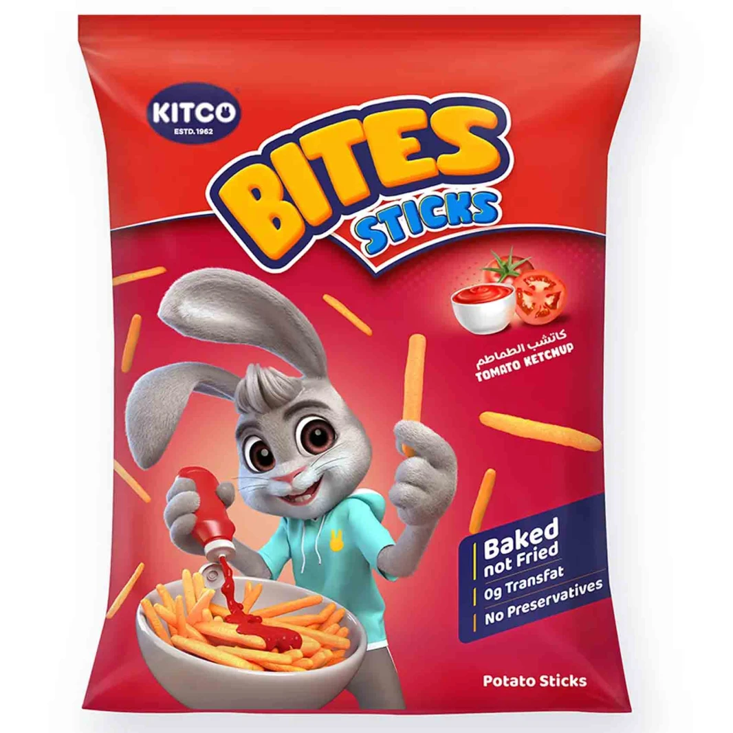 Kitco Bites Tomato Ketchup Flavored Sticks 16g