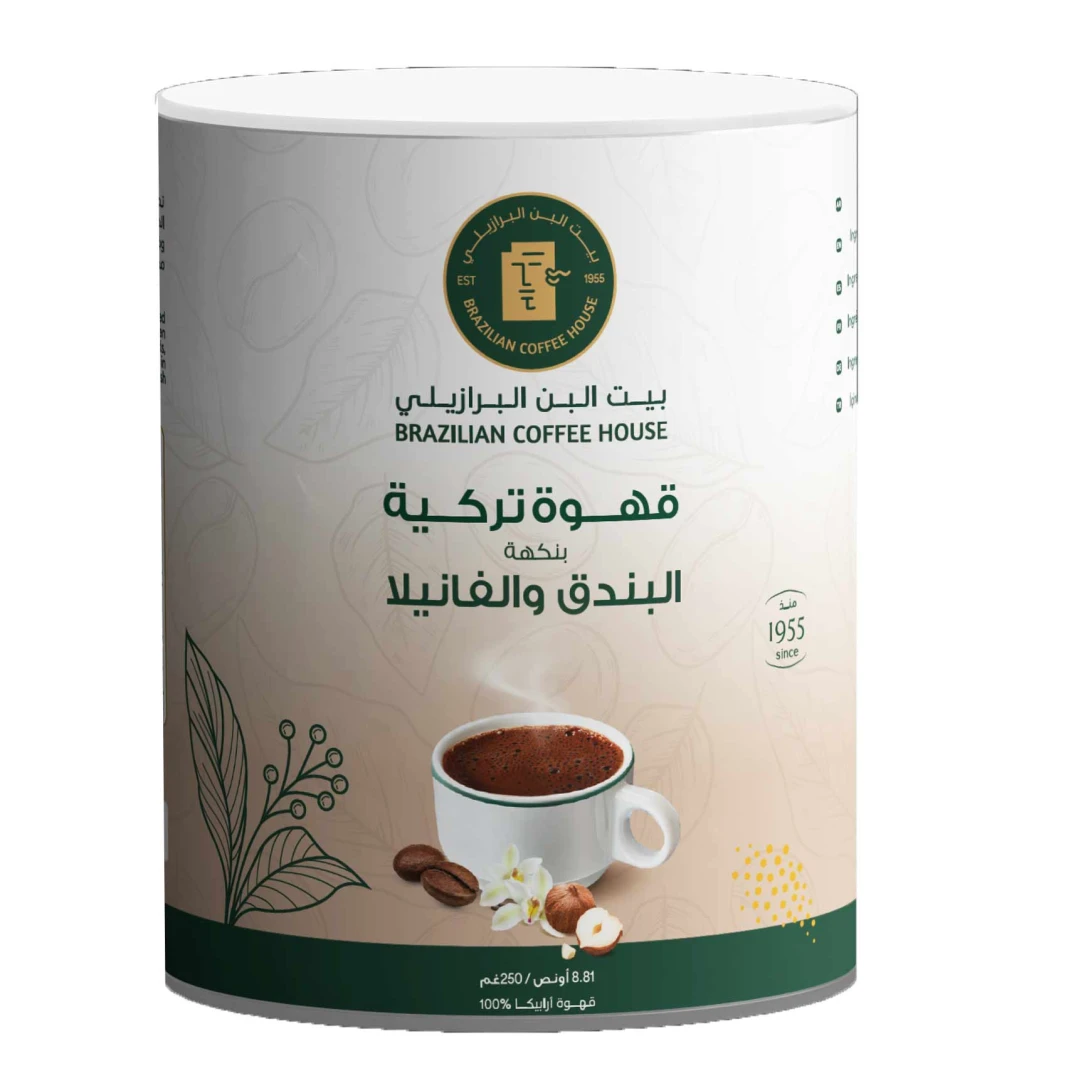 Brazilian coffee with vanilla and hazelnut 250g
