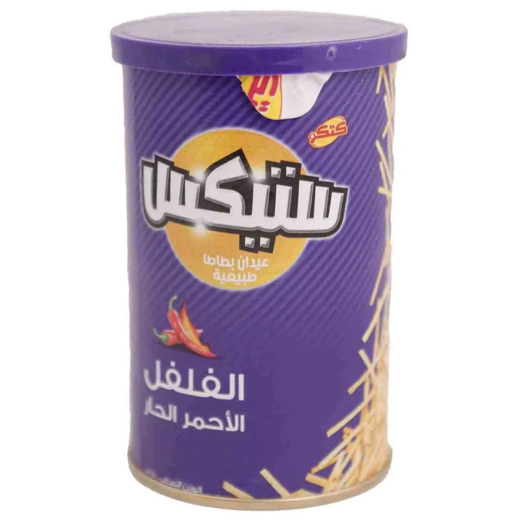 كيتكو شيبس عيدان بنكهة فلفل الأحمر الحار 45 غرام