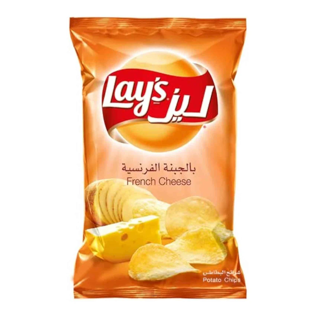 ليز شيبس بطاطا بنكهة الجبنة الفرنسية 120 غرام
