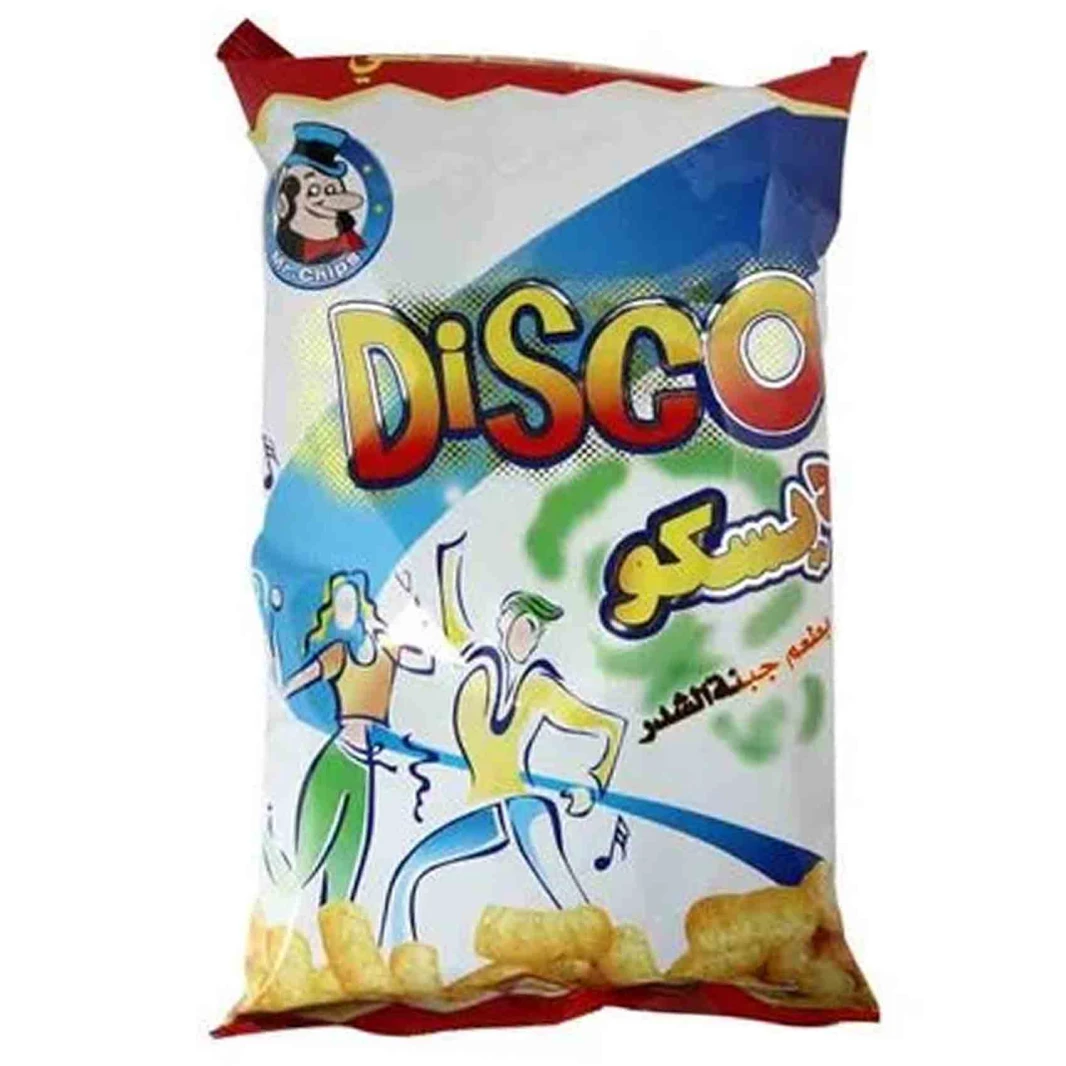 مستر شيبس ديسكو شيدر بالجبنة 78 غرام
