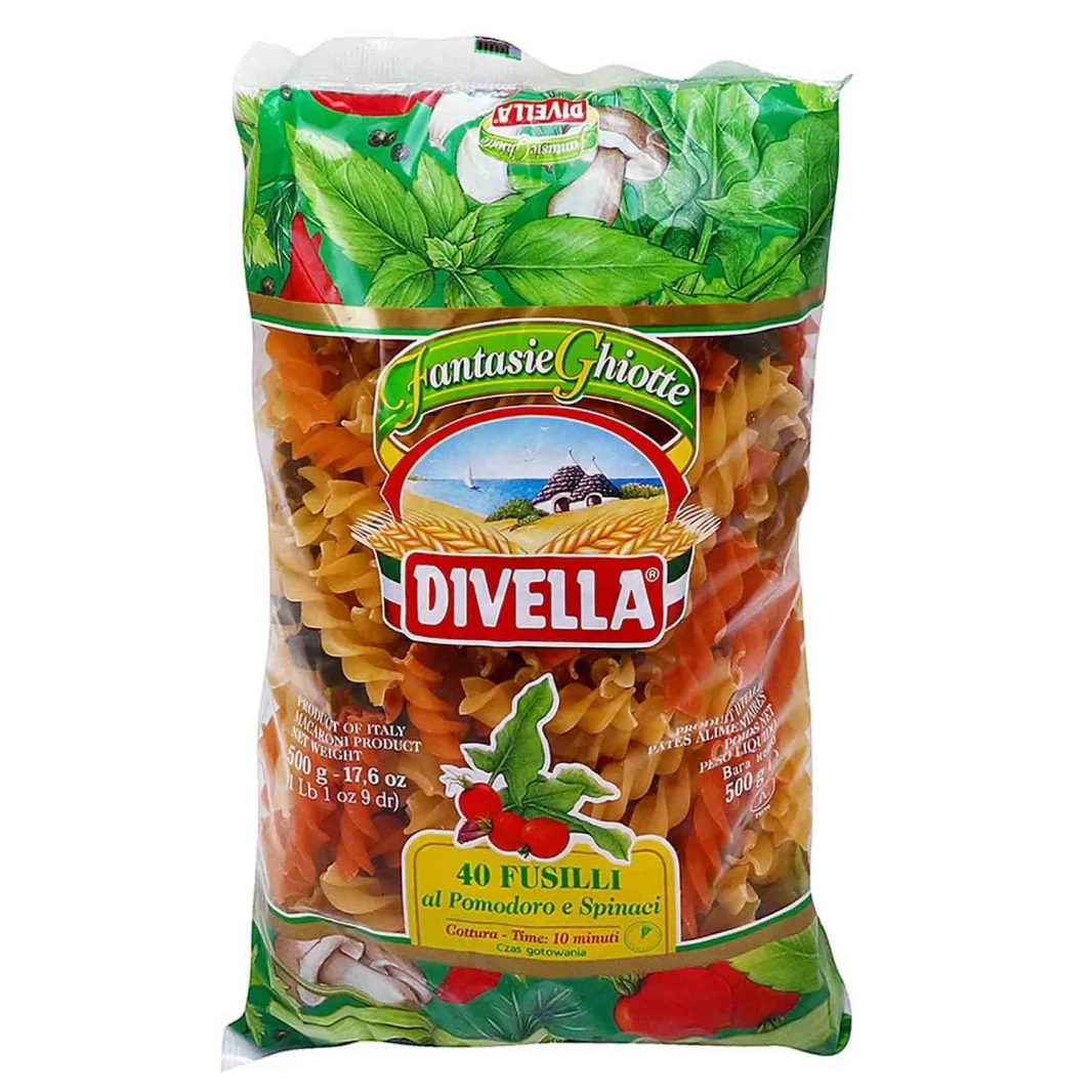 Devilla Fusilli Pasta Tricolor 500g