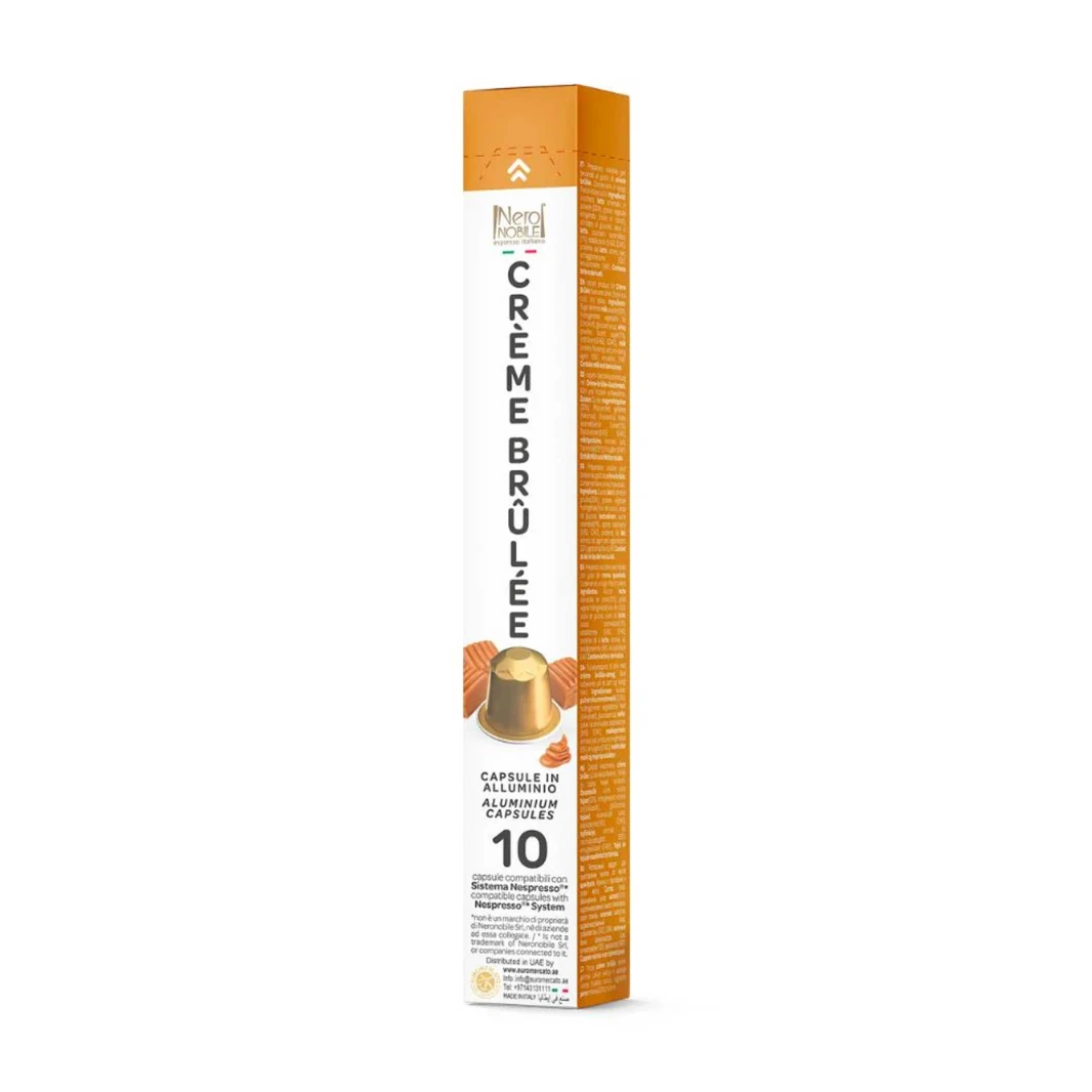 Nero Noble Creme Brulee Coffee Capsules 60g 10 Capsules