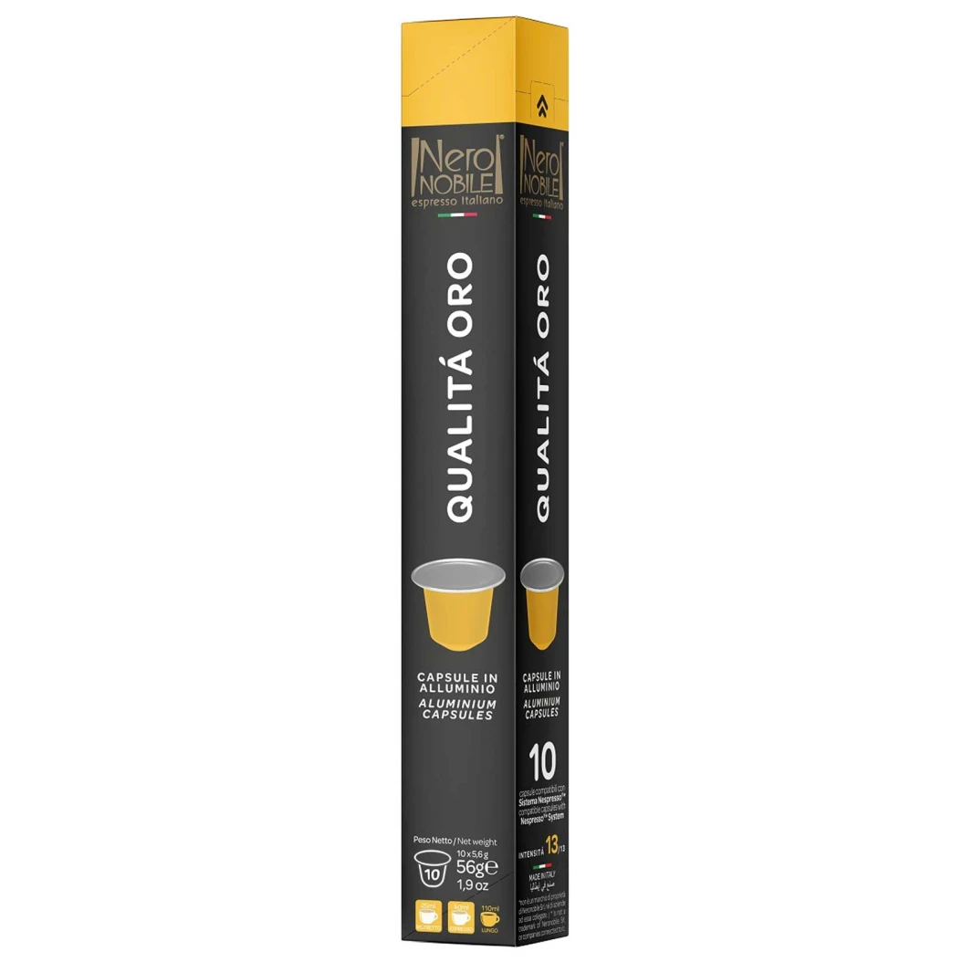 Nero Nobel Qualita Oro Coffee Capsules 56g 10 Capsules