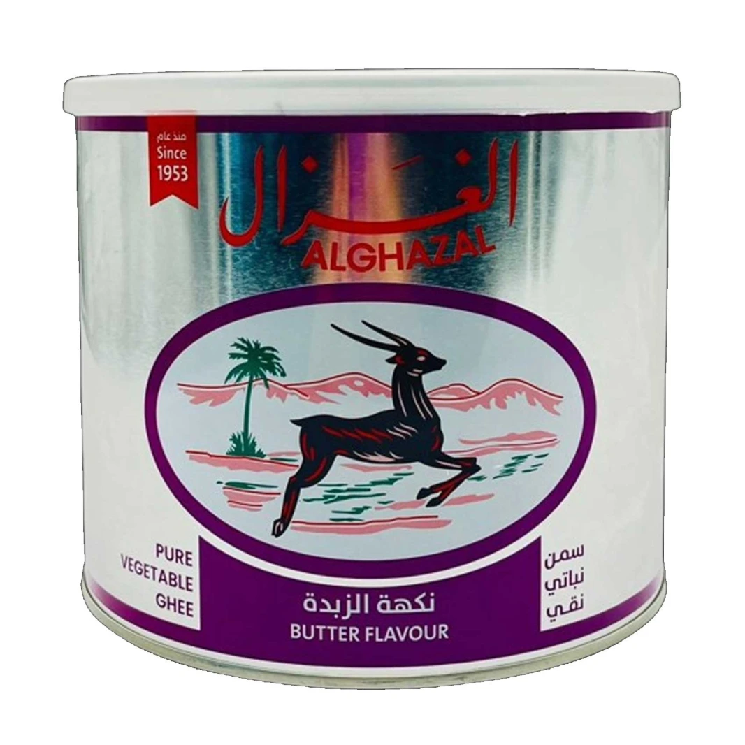 الغزال سمن نباتي بطعم الزبدة 1.7 كغم