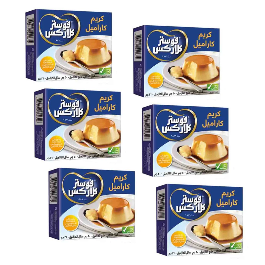 فوستر كلارك كريم كاراميل 71 غرام 6 حبات