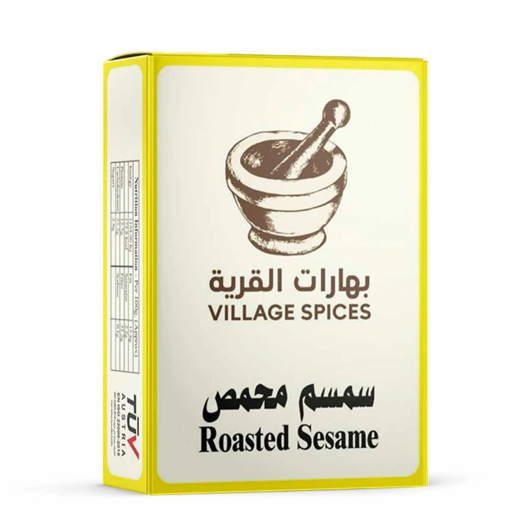 القرية سمسم محمص 80 غرام