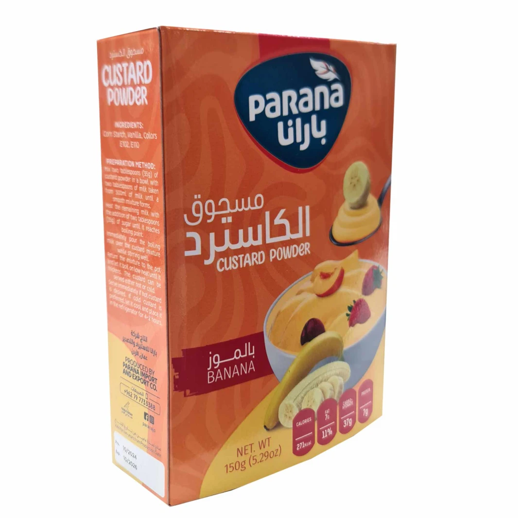 بارانا بودرة الكاسترد بنكهة الموز 150 غرام