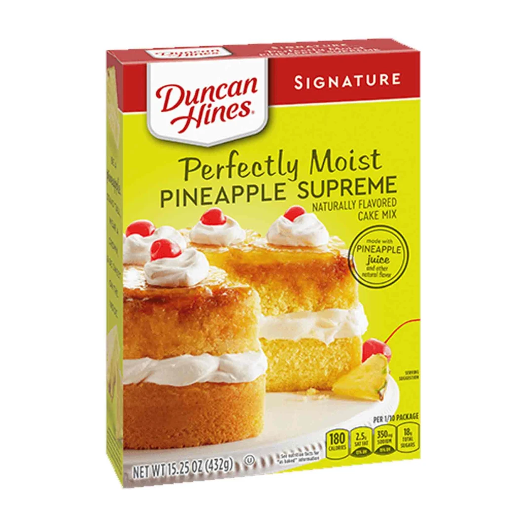 Duncan Hine Supreme Pineapple Cake Mix 432g