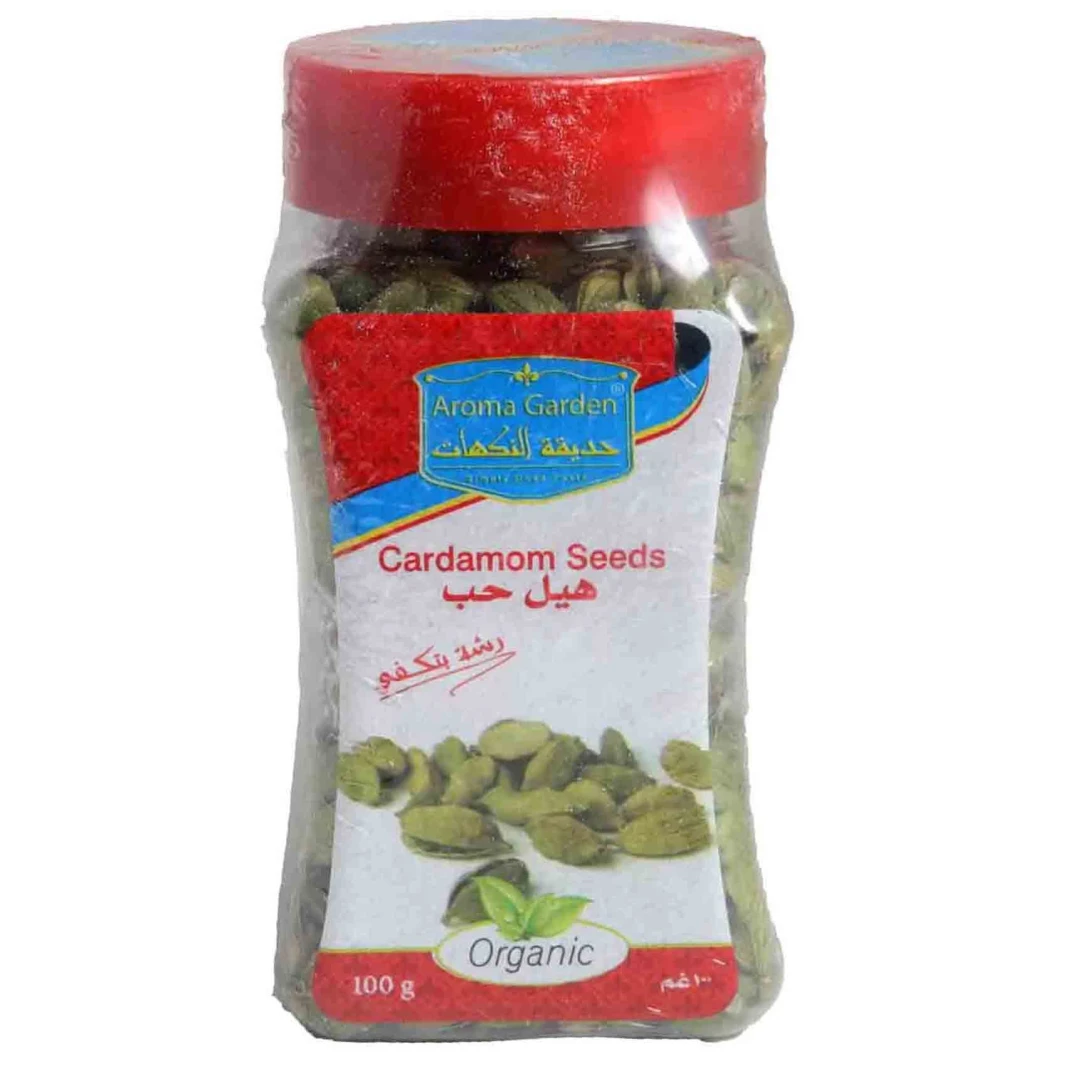 Garden of Flavors Organic Cardamom Seeds 100g