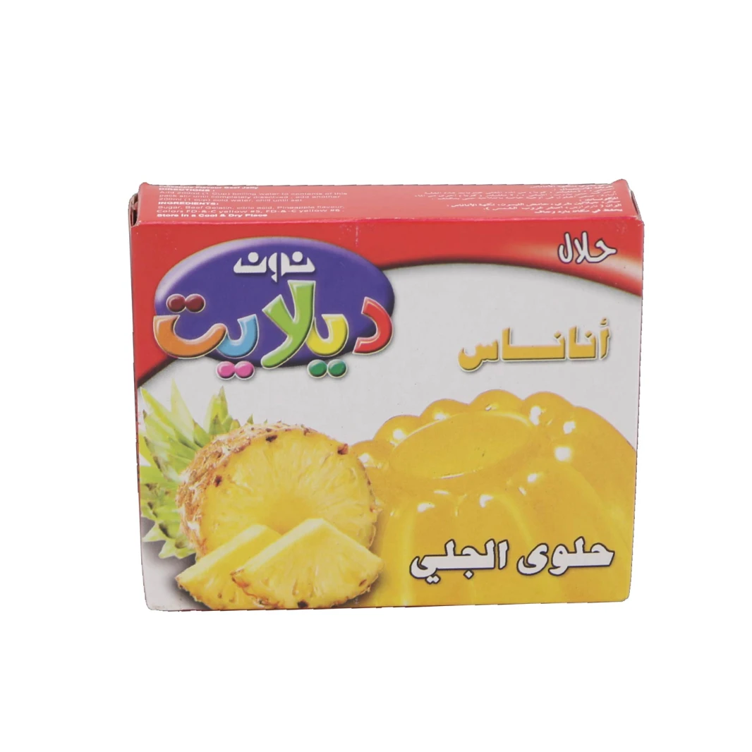 نون حلوى الجيلي بنكهة الاناناس 85 غرام