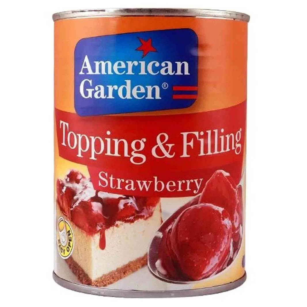 American Garden Strawberry Topping & Filling 595g