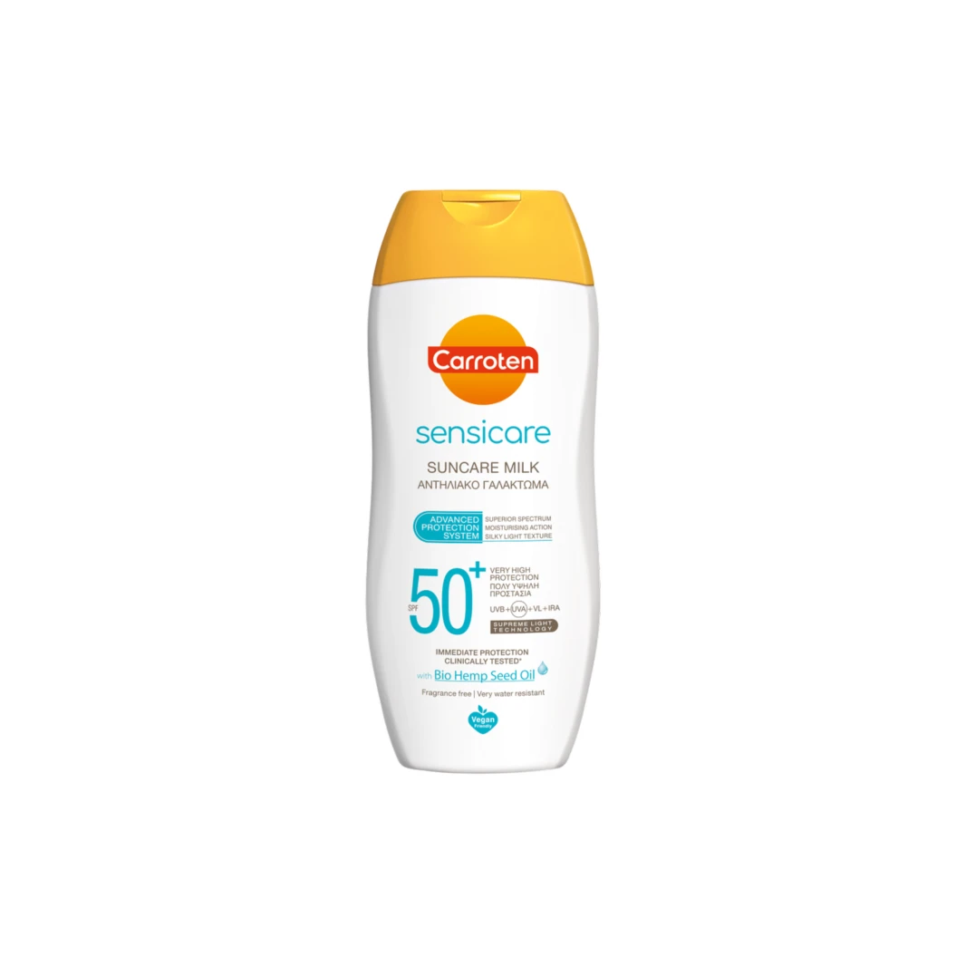 كاروتين رذاذ حليب الحماية من أشعة الشمس Sensicare 200 مل – عامل حماية من أشعة الشمس SPF50+