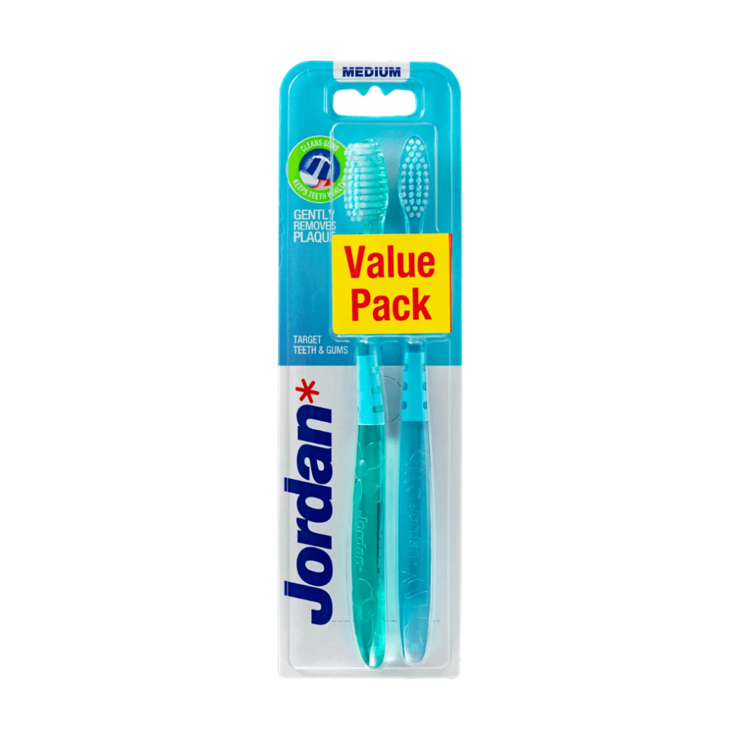 JORDAN Jordan* Target Teeth & Gums Medium (2-pack)