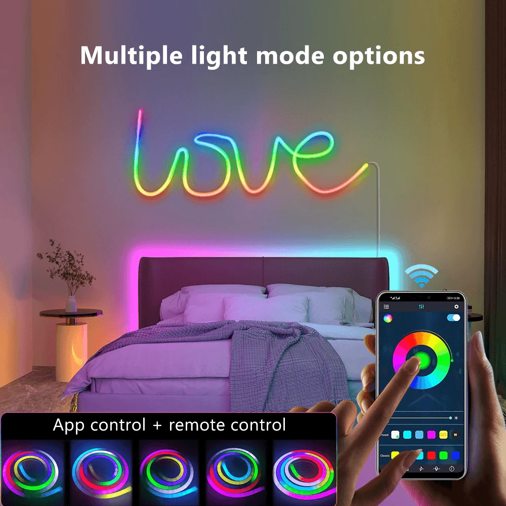 شريط نيون ذكي LED RGB WS2811