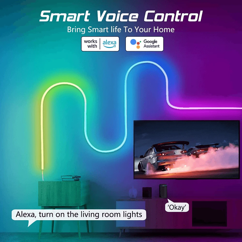 شريط نيون ذكي LED RGB WS2811