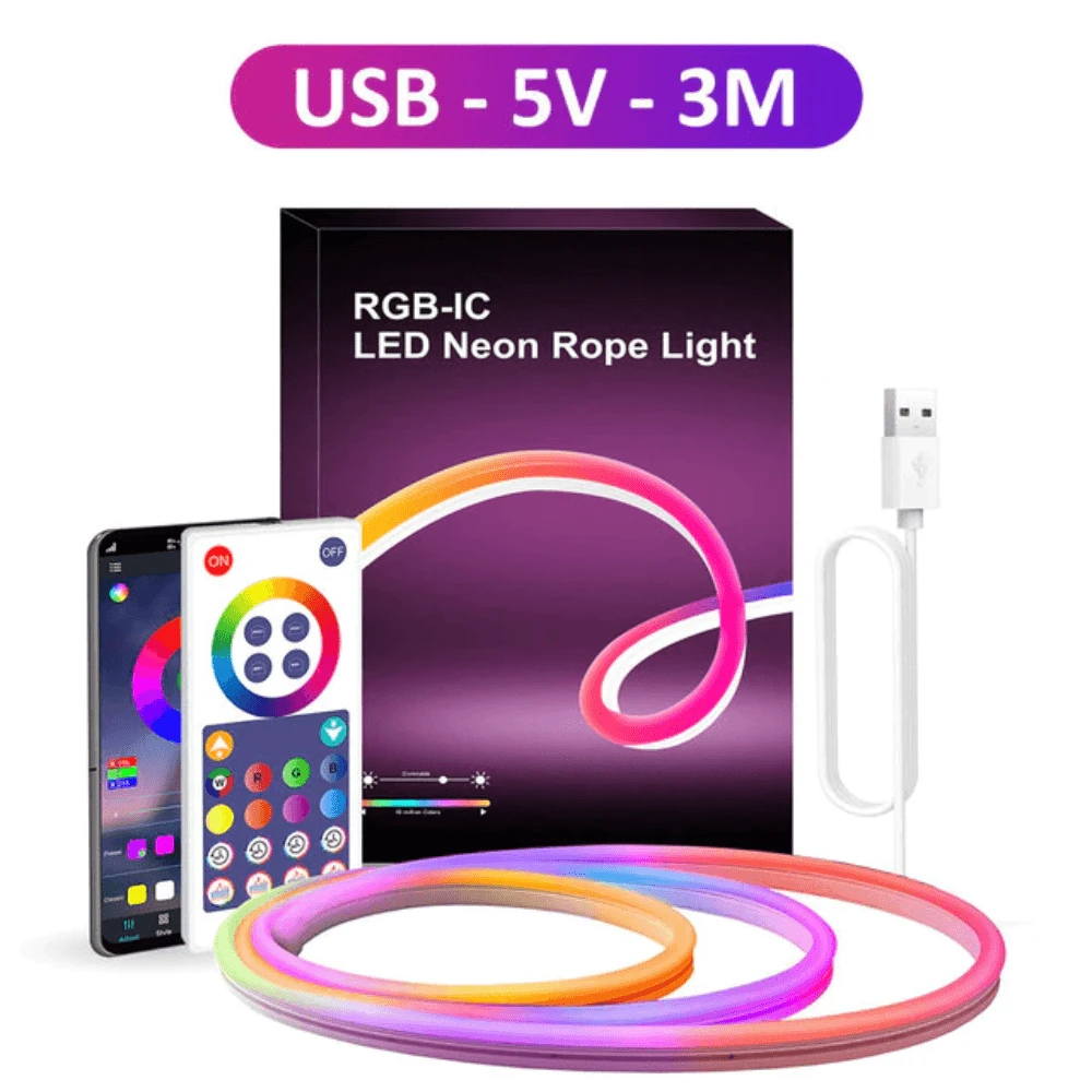 شريط نيون ذكي LED RGB WS2811