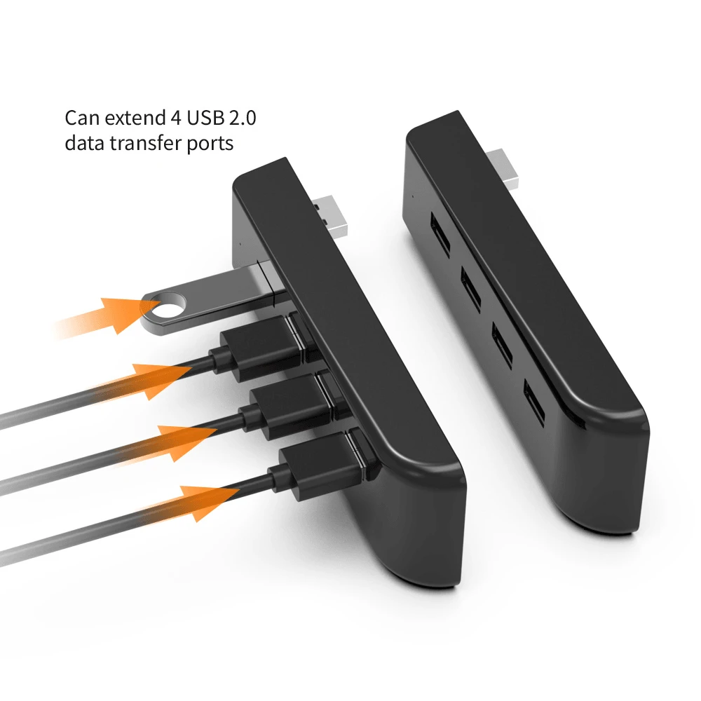 موزع USB 2.0 من 1 إلى 4 من DOBE لوحدة تحكم الألعاب PS5 TP5-0576