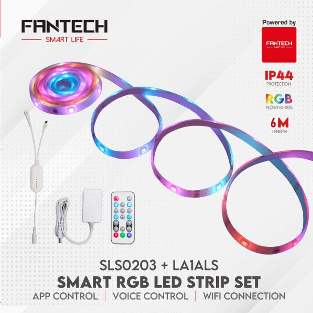 مجموعة شرائط LED RGB الذكية من Fantech SLS0203 + LA1ALS 3M