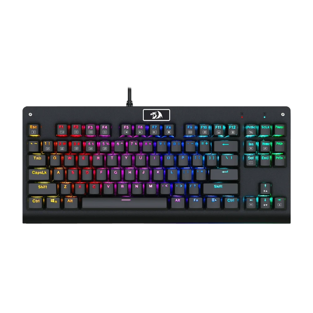 لوحة مفاتيح الألعاب الميكانيكية REDRAGON K568 RGB DARK AVENGER 87 مفتاحًا