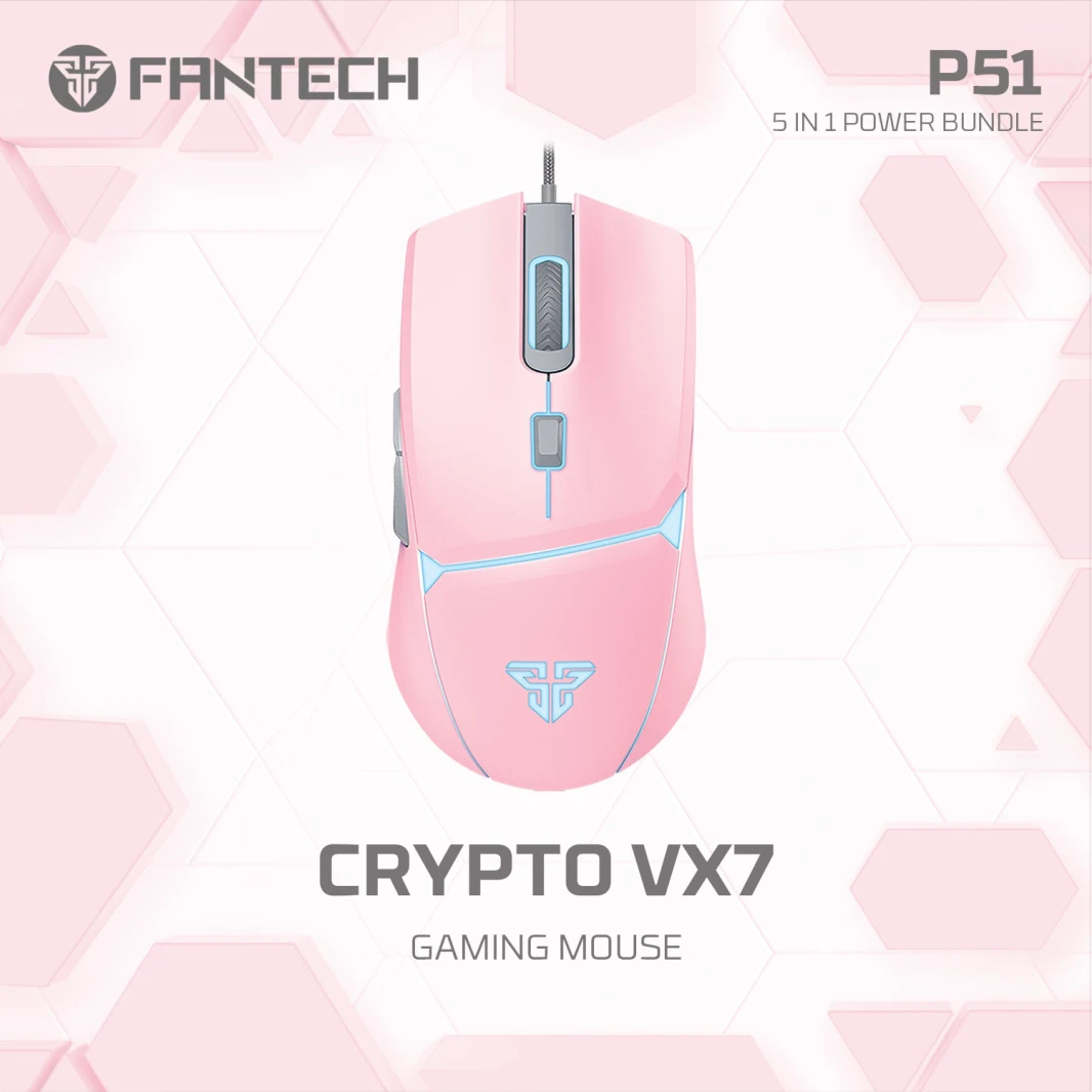 مجموعة لوحة المفاتيح والماوس P51 Power Bundle للألعاب من FANTECH