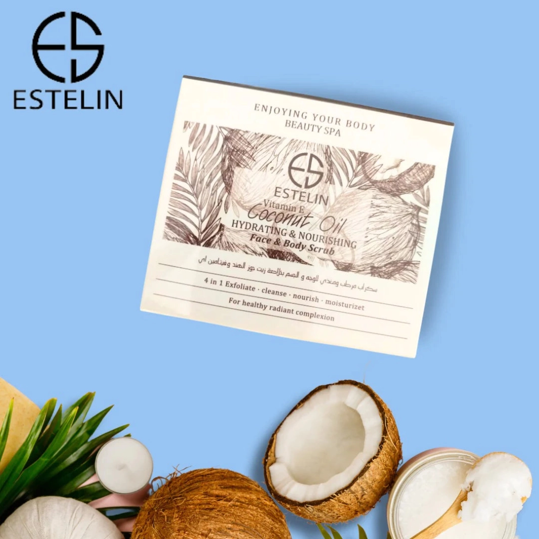Dr.Rashel Estelin Vitamin E Coconut Oil Face & Body Scrub - 250g