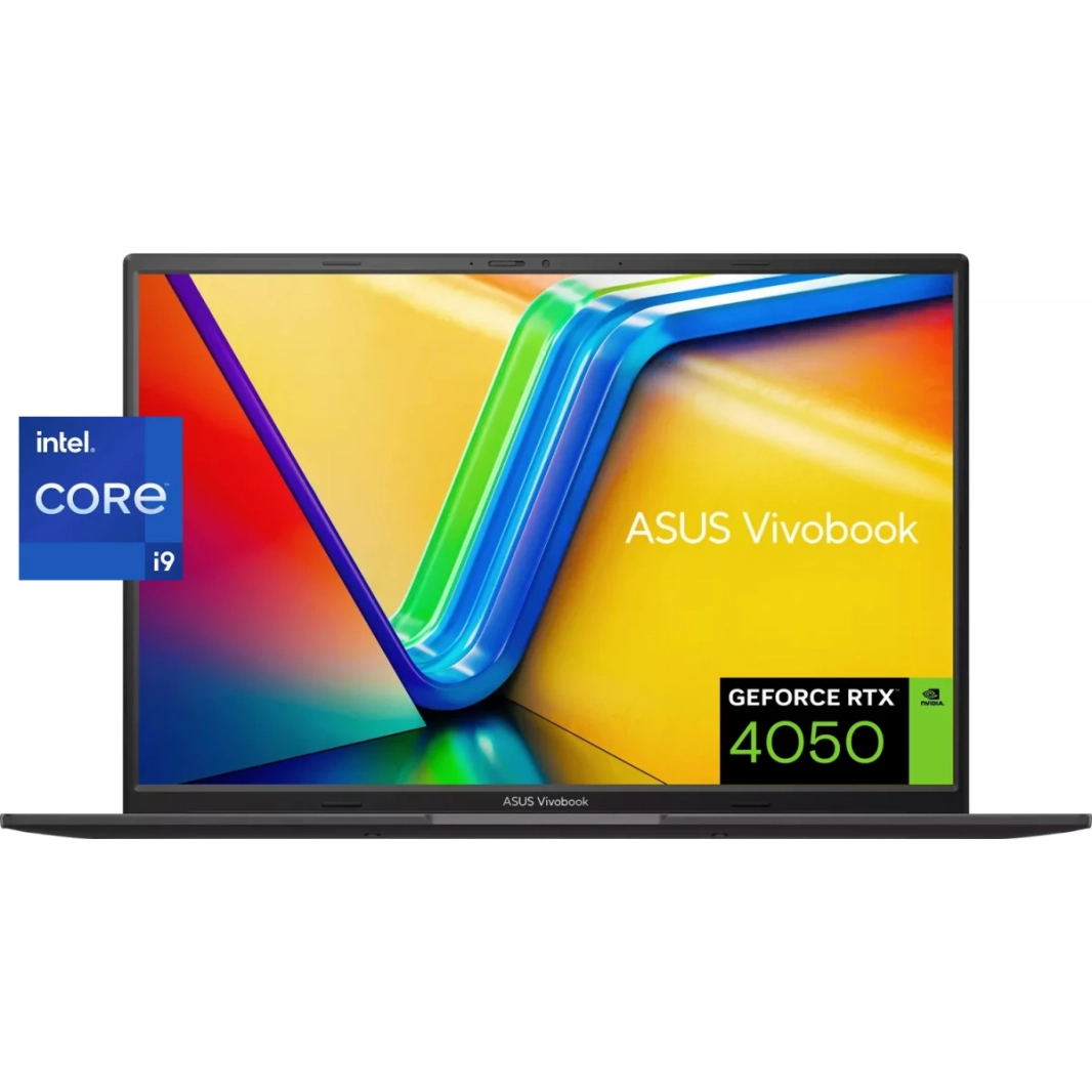 ASUS Creator Series Vivobook 16X (2023) K3605VU معالج Intel Core i9 13900H 14-Cores عالي الأداء من الجيل الثالث مع Nvidia RTX 4050 6GB وشاشة IPS 2.5K 144Hz (مخصصة) - أسود