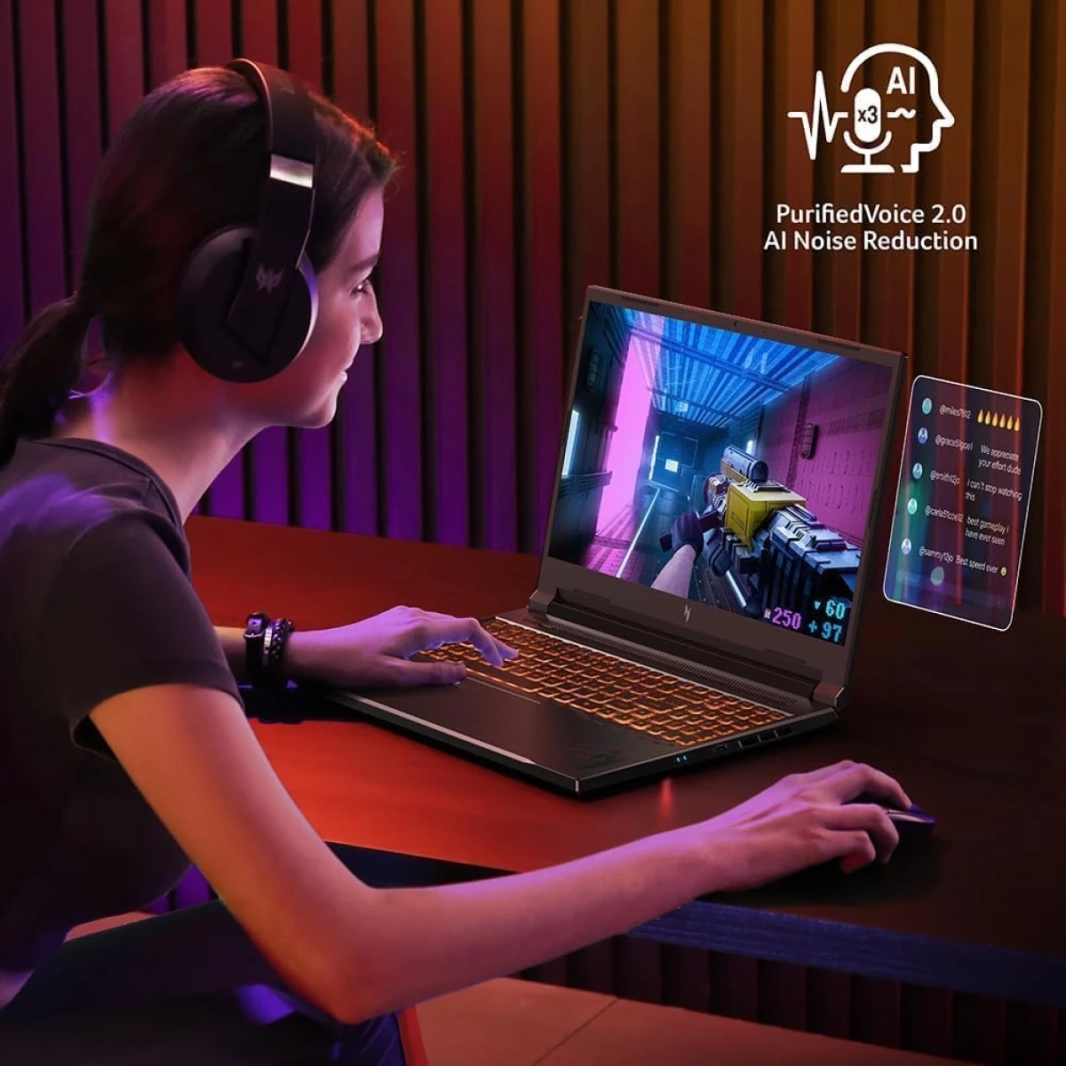 Acer Nitro V 16 (2024) ANV16-71 14Gen Intel Core i7 14650HX 16-Cores  w/ DDR5 Memory & Nvidia RTX 4050 6GB & 16" IPS 165Hz Display - Black