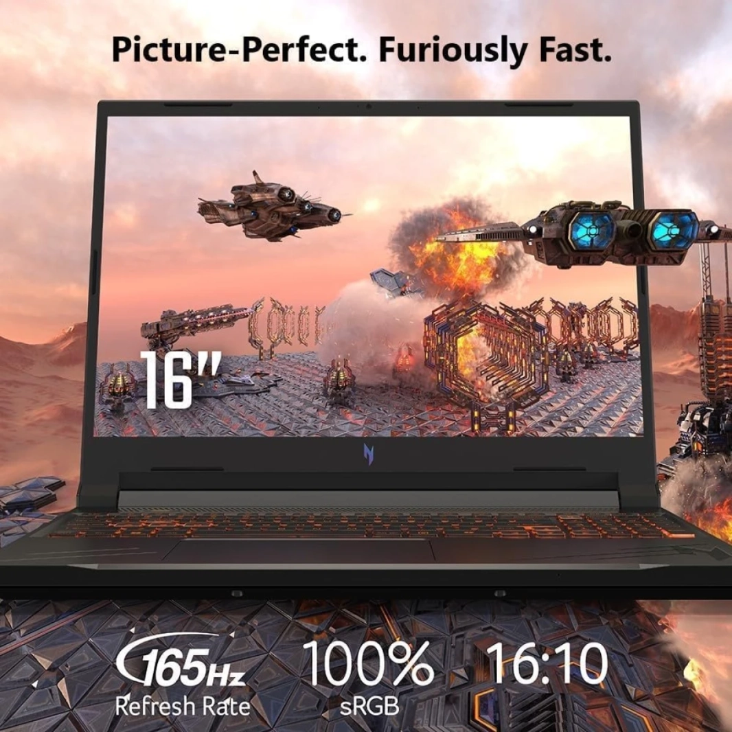 Acer Nitro V 16 (2024) ANV16-71 14Gen Intel Core i7 14650HX 16-Cores  w/ DDR5 Memory & Nvidia RTX 4060 8GB & 16" IPS 165Hz Display - Black
