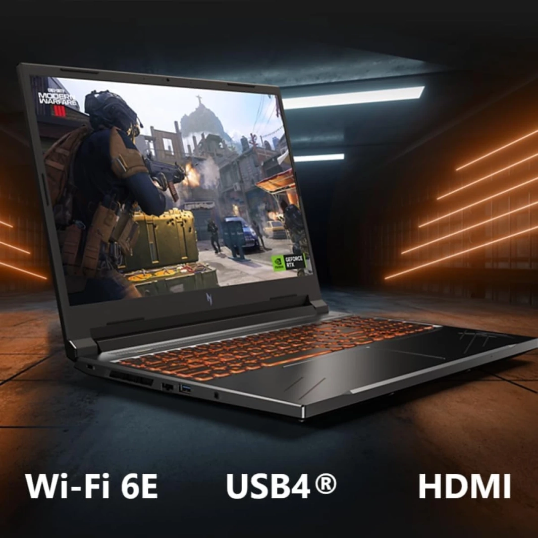 Acer Nitro V 16 (2024) ANV16-71 14Gen Intel Core i7 14650HX 16-Cores  w/ DDR5 Memory & Nvidia RTX 4060 8GB & 16" IPS 165Hz Display - Black