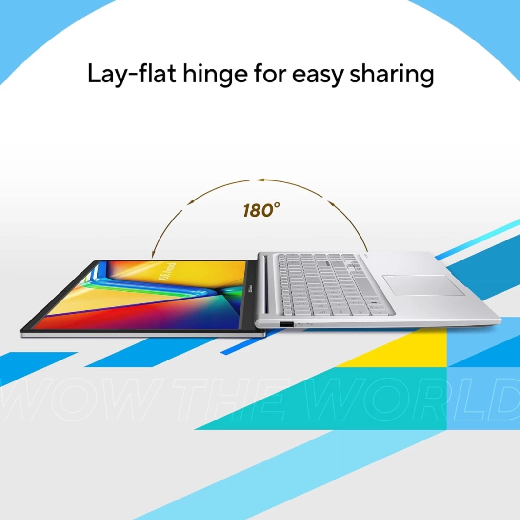 ASUS NEW Vivobook 15X (2023) K3504VA الجيل الثالث عشر من Intel Core i7 10-Cores Fast Charge رفيع وخفيف الوزن بدرجة عسكرية - فضي