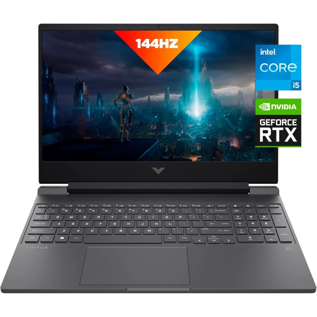 Victus by HP (2023) 15-fa1082wm NEW 13Gen Intel Core i5 8-Cores w/ Nvidia RTX 4050 6GB & 144Hz Display - Mica Silver