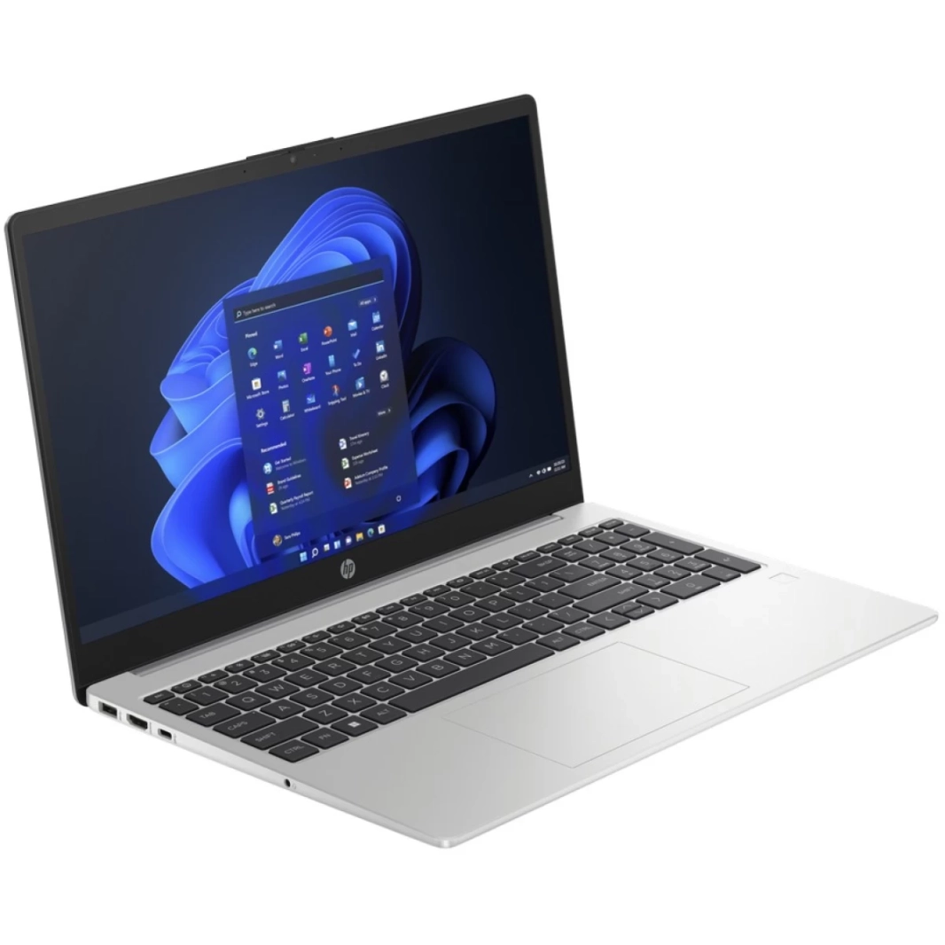 كمبيوتر HP Essential 250 G10 (2023) الجديد بمعالج Intel Core i3 13Gen سداسي النواة ومناسب للأعمال التجارية ولوحة مفاتيح بإضاءة خلفية وشاشة IPS - فضي