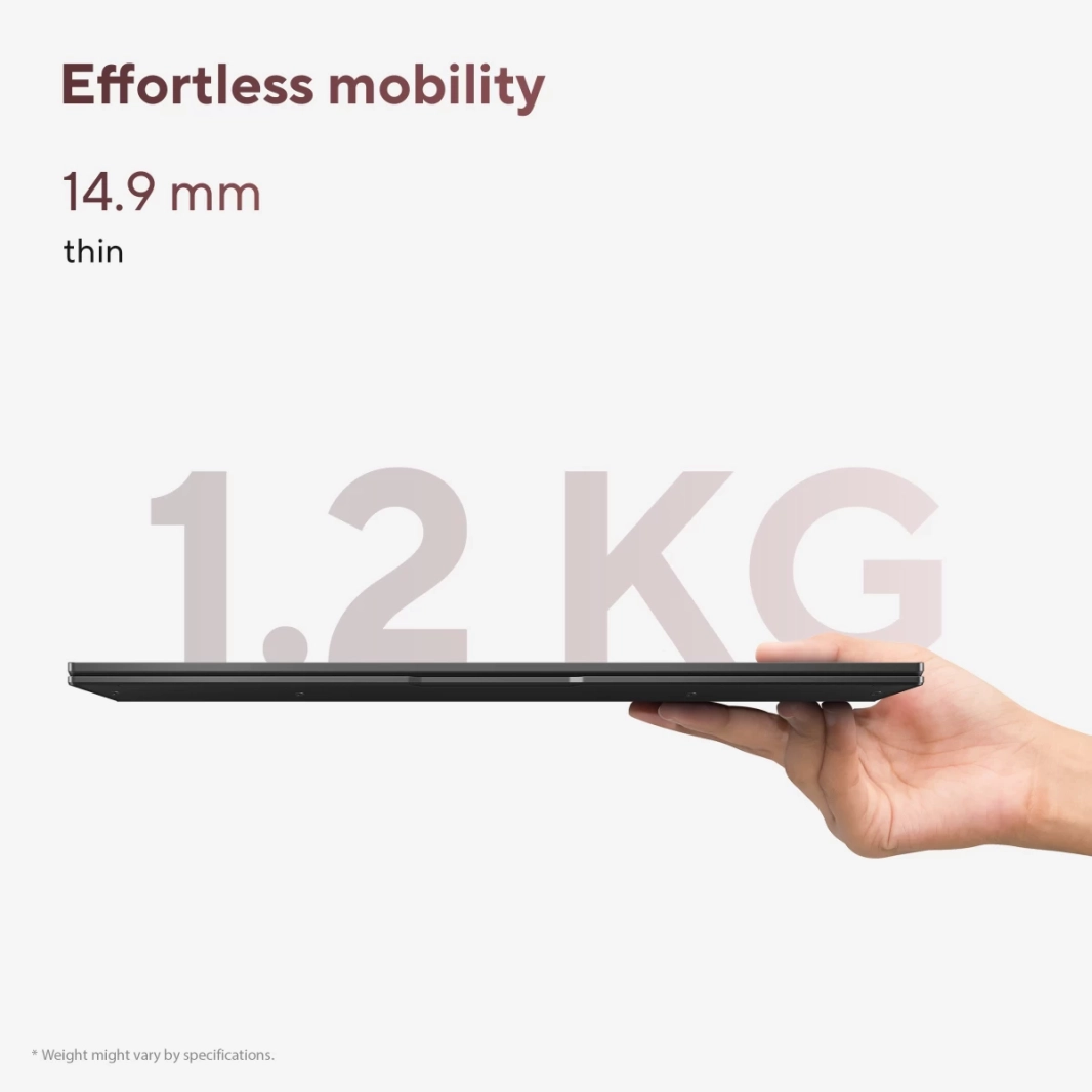 ASUS Zenbook 14 OLED (2024) UM3406HA جديد من الجيل الثامن معالج AMD Ryzen 7 8840HS ثماني النواة رفيع وخفيف الوزن مع AMD Ryzen™ AI وشاشة OLED وعمر بطارية يدوم طوال اليوم