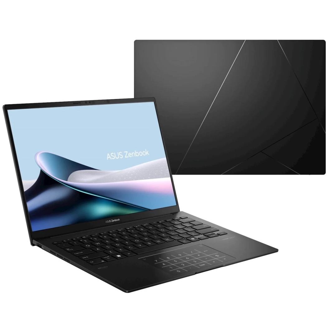 ASUS Zenbook 14 OLED (2024) UM3406HA جديد من الجيل الثامن معالج AMD Ryzen 7 8840HS ثماني النواة رفيع وخفيف الوزن مع AMD Ryzen™ AI وشاشة OLED وعمر بطارية يدوم طوال اليوم