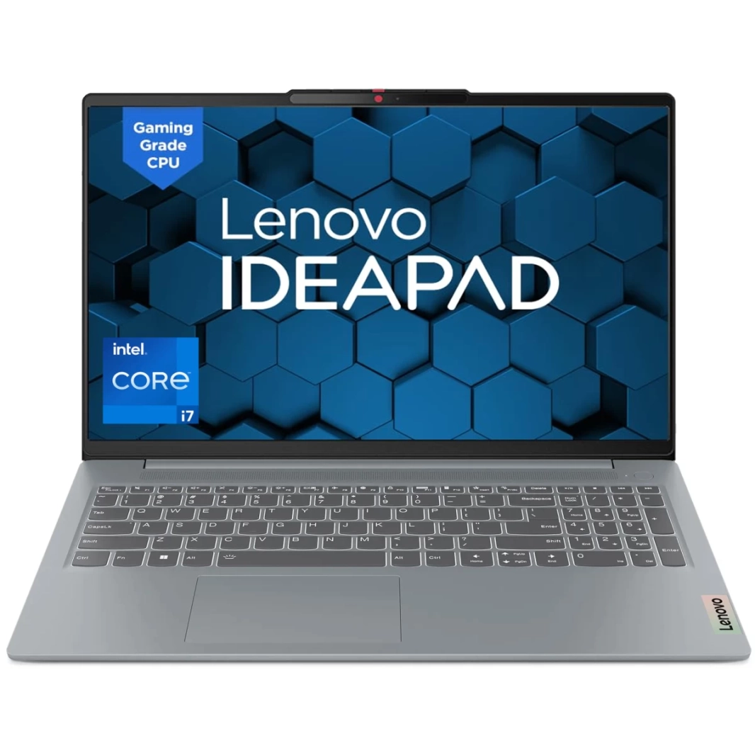 lenovo IdeaPad Slim 3 (2024) جديد، معالج Intel Core i7 13620H من الجيل الثالث عشر، 10 أنوية، مع معالج عالي الأداء، وذاكرة DDR5، وشاشة IPS 300nits - رمادي