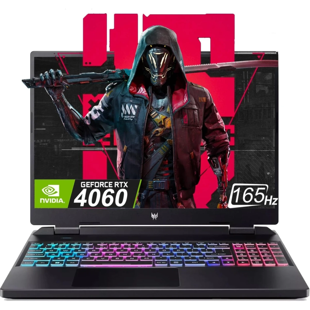 جهاز كمبيوتر محمول Acer Predator Helios Neo 16 (2024) جديد من الجيل الرابع من Intel Core i9 14900HX 24-Cores مع Nvidia RTX 4060 8GB DDR6 وشاشة IPS بدقة 2.5K بمعدل تحديث 165 هرتز - أسود سحيق
