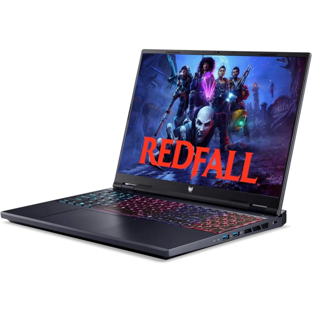 جهاز كمبيوتر محمول Acer Predator Helios Neo 16 (2024) جديد من الجيل الرابع من Intel Core i9 14900HX 24-Cores مع Nvidia RTX 4060 8GB DDR6 وشاشة IPS بدقة 2.5K بمعدل تحديث 165 هرتز - أسود سحيق