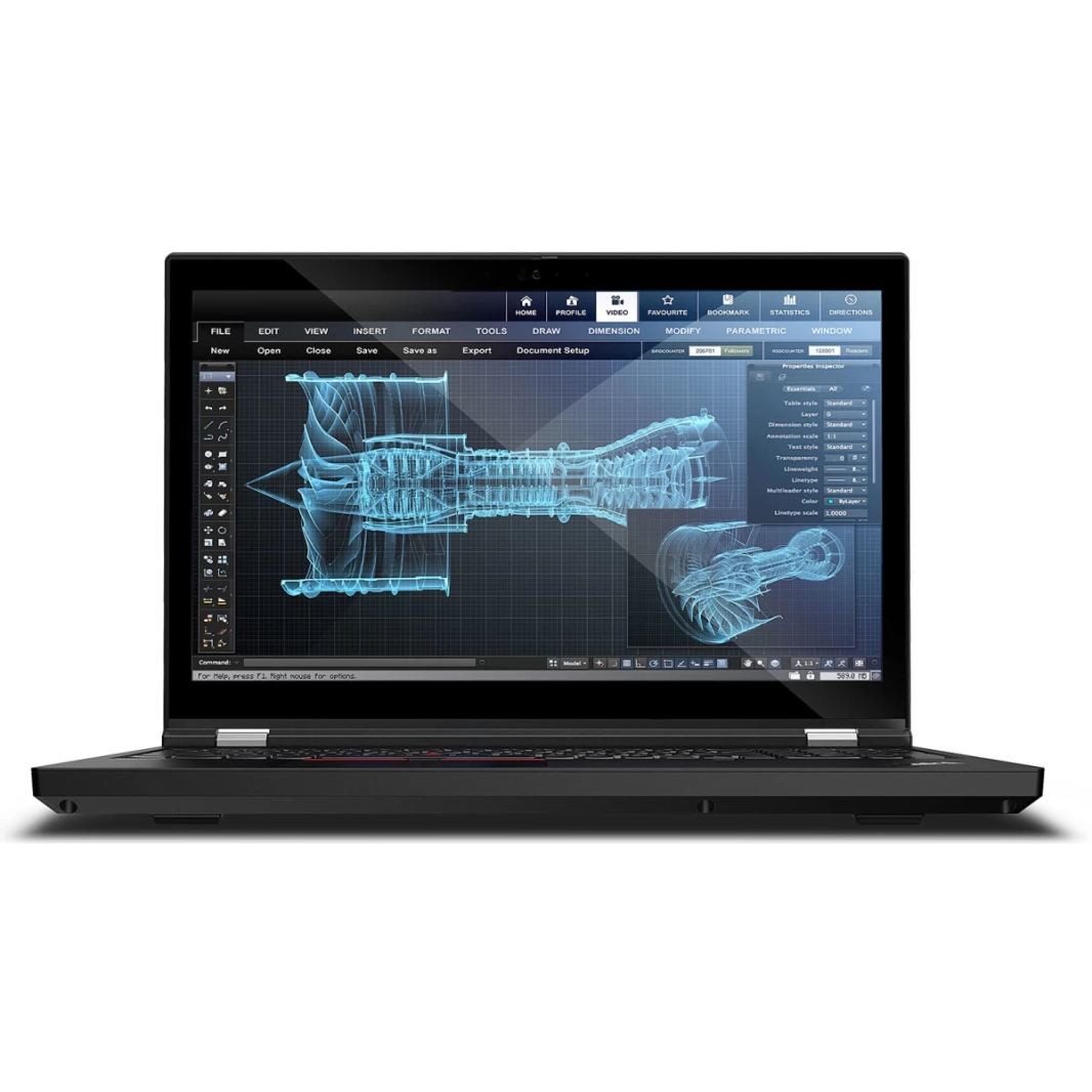 Lenovo ThinkPad T15g Gen2 11Gen Intel Core i7 8-Cores High Performance Business Class مع Nvidia RTX 3070 وبطارية كبيرة - أسود