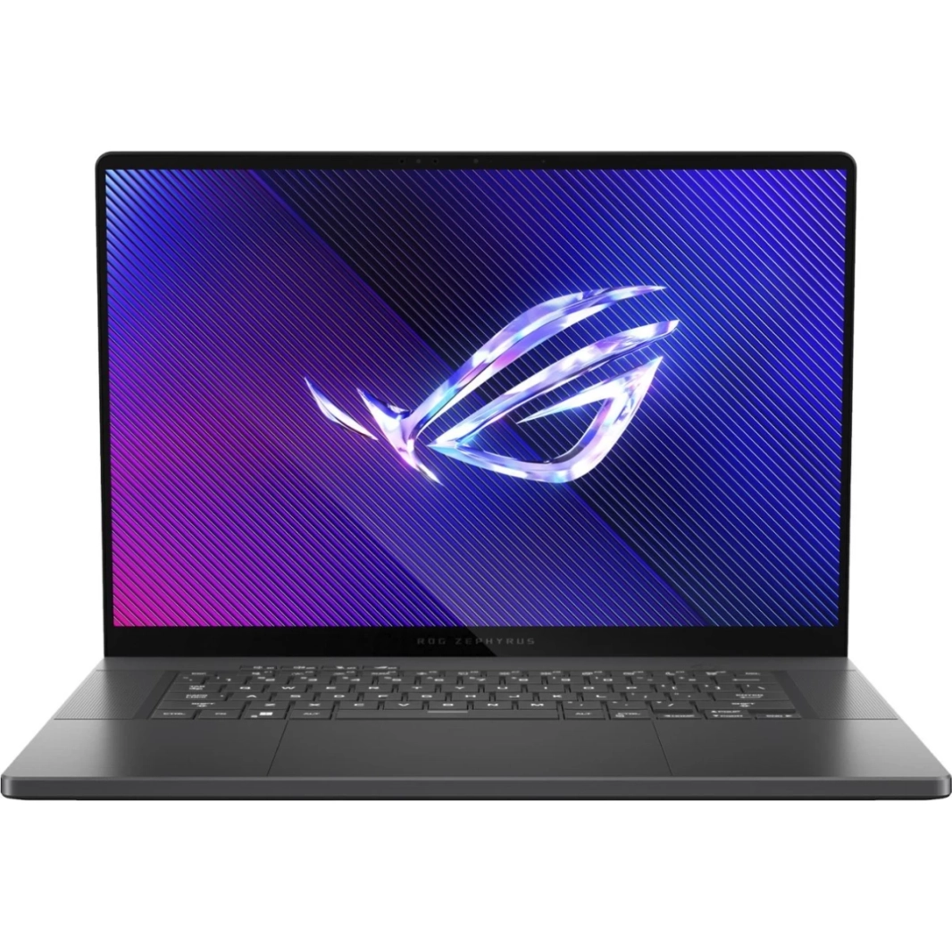 ASUS ROG Zephyrus G16 (2024) GU605MI Intel Core Ultra 9 AI Boost NPU 16-Core مع Nvidia RTX 4070 8GB وشاشة OLED بدقة 2.5K بمعدل تحديث 240 هرتز - Eclipse Grey
