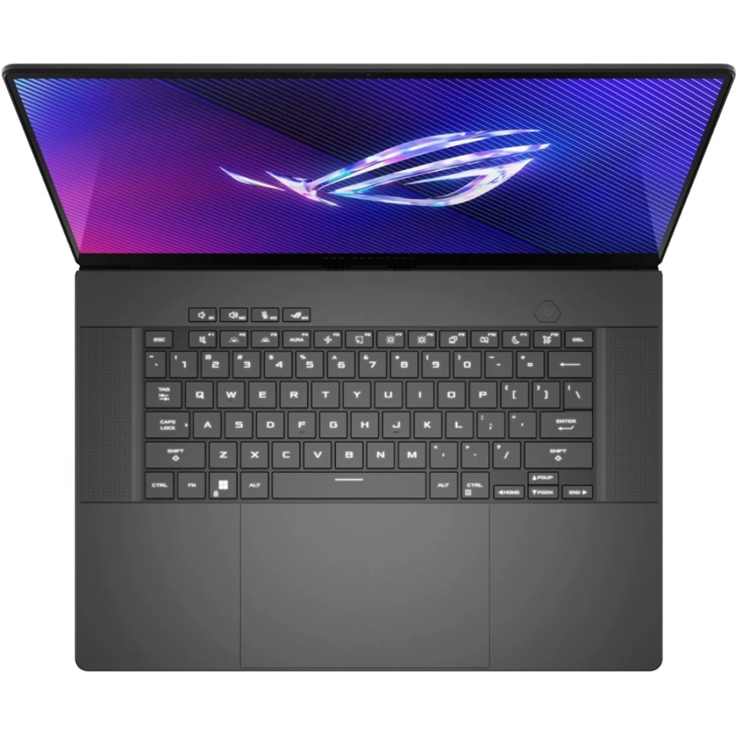 ASUS ROG Zephyrus G16 (2024) GU605MI Intel Core Ultra 9 AI Boost NPU 16-Core مع Nvidia RTX 4070 8GB وشاشة OLED بدقة 2.5K بمعدل تحديث 240 هرتز - Eclipse Grey